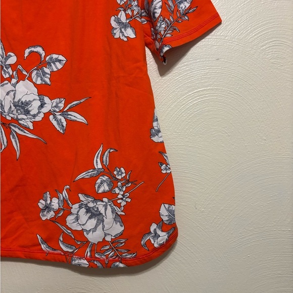 Talbots Orange Boxy Short Sleeve Tee - Picture 6 of 7